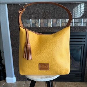 Dooney & Bourke Mustard Yellow Shoulder Bag